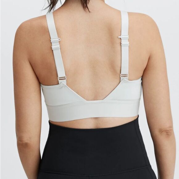 Fabletics | White Maternity Nursing Bra Convertible Adjustable Size XL NWT - Picture 3 of 8